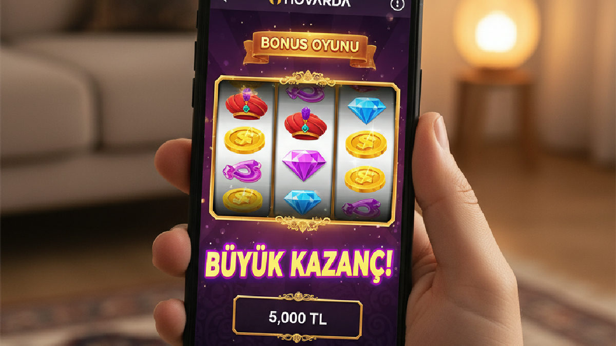 Hovarda bonuslu slotlar mobil cihazlarda da kesintisiz erişim ve eğlence sağlar.